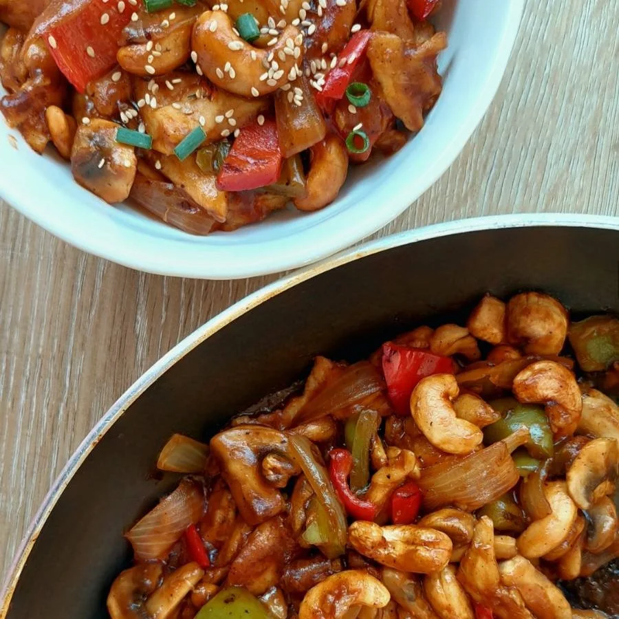Vegan Maple Cashew Chickn